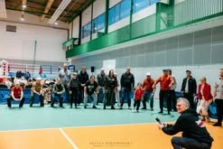 Goście i uczestnicy gali boksu na hali OSiR Police
